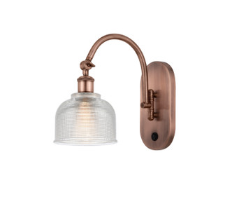Innovations - 518-1W-AC-G412-LED - LED Wall Sconce - Ballston - Antique Copper