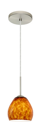 Besa - 1BT-412218-LED-SN - One Light Pendant - Bolla - Satin Nickel Besa - 1BT-412218-LED-SN - One Light Pendant - Bolla - Satin Nickel