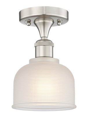 Innovations - 616-1F-SN-G411 - One Light Flush Mount - Edison - Brushed Satin Nickel