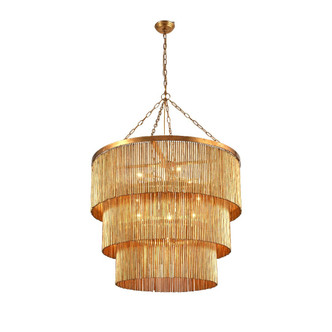 Terracotta Designs - H25113T-13 - 13 Light Chandelier - Imperial - Antique Gold Terracotta Designs - H25113T-13 - 13 Light Chandelier - Imperial - Antique Gold