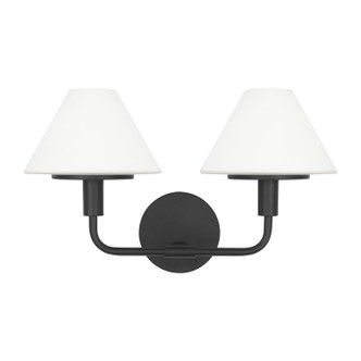 Generation Lighting - GLW1022MBK - Wall Sconce - Mendota - Midnight Black Generation Lighting - GLW1022MBK - Wall Sconce - Mendota - Midnight Black