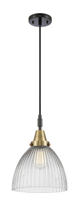 Innovations - 447-1P-BAB-G222 - LED Pendant - Caden - Black Antique Brass