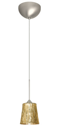 Besa - 1XC-5125GF-SN - One Light Pendant - Nico - Satin Nickel