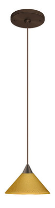 Besa - 1XP-282490-BR - One Light Pendant - Kona - Bronze