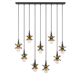 Portinatx Nine Light Linear Chandelier (1-2185-9-103) Portinatx Nine Light Linear Chandelier (1-2185-9-103)