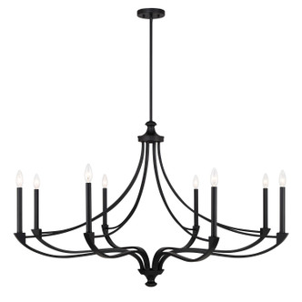 Savoy House - 1-6415-8-89 - Eight Light Chandelier - Preserve - Matte Black