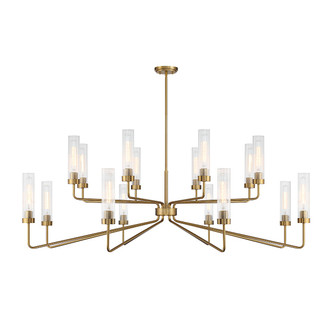 Savoy House - 1-8862-16-322 - 16 Light Chandelier - Baker - Warm Brass