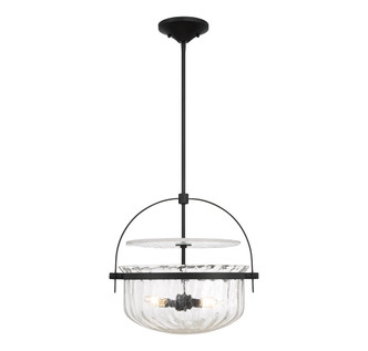 Savoy House - 6-4723-4-89 - Four Light Convertible Semi-Flush/Pendant - Denmar - Matte Black Savoy House - 6-4723-4-89 - Four Light Convertible Semi-Flush/Pendant - Denmar - Matte Black