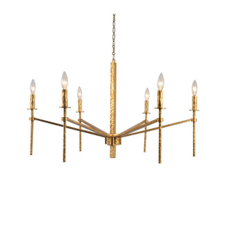Terracotta Designs - H20103-6GD - Six Light Chandelier - Aurore - Hammered Autique Gold Terracotta Designs - H20103-6GD - Six Light Chandelier - Aurore - Hammered Autique Gold