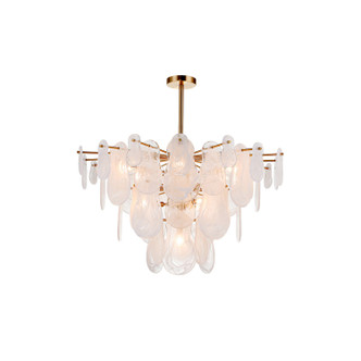 Terracotta Designs - H24101L- 10 - Ten Light Chandelier - Idalia - Antique Brass