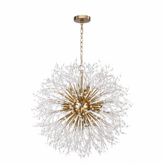 Terracotta Designs - H24105G-12 - 12 Light Chandelier - The Night Sky Milky Way - Warm Brass