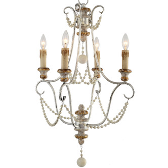 Terracotta Designs - H5111-4 - Four Light Chandelier - Venezia - Antique Silver Terracotta Designs - H5111-4 - Four Light Chandelier - Venezia - Antique Silver