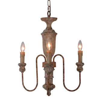 Terracotta Designs - H8105-3 - Three Light Chandelier - Alina - Washed Gray Terracotta Designs - H8105-3 - Three Light Chandelier - Alina - Washed Gray