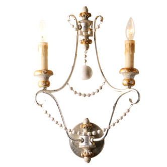 Terracotta Designs - W5111-2 - Two Light Wall Sconce - Venezia - Antique Silver Terracotta Designs - W5111-2 - Two Light Wall Sconce - Venezia - Antique Silver