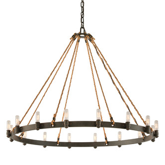 Troy Lighting - F3127 - 16 Light Chandelier - Pike Place - Shipyard Bronze