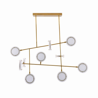 Arteriors - 89488 - LED Pendant - Meridian - Antique Brass