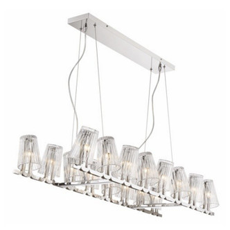 Zeev Lighting - CD10185-16-CH - 16 Light Chandelier - Glacial - Chrome Zeev Lighting - CD10185-16-CH - 16 Light Chandelier - Glacial - Chrome
