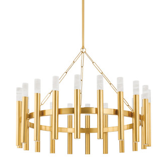 Hudson Valley - 5742-AGB - 20 Light Chandelier - Pali - Aged Brass