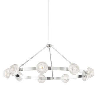 Hudson Valley - 6150-PN - Nine Light Chandelier - Barclay - Polished Nickel
