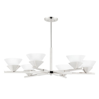 Hudson Valley - 6406-PN - Six Light Chandelier - Stillwell - Polished Nickel Hudson Valley - 6406-PN - Six Light Chandelier - Stillwell - Polished Nickel
