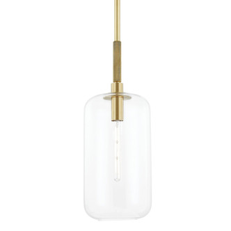 Hudson Valley - 6911-AGB - One Light Pendant - Lenox Hill - Aged Brass Hudson Valley - 6911-AGB - One Light Pendant - Lenox Hill - Aged Brass
