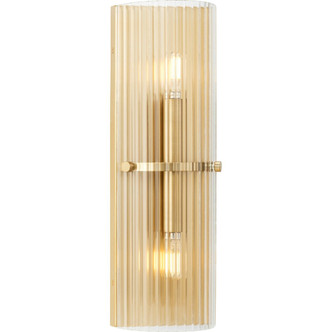 Progress Lighting - P710136-205 - Two Light Wall Sconce - Seville - Soft Gold Progress Lighting - P710136-205 - Two Light Wall Sconce - Seville - Soft Gold