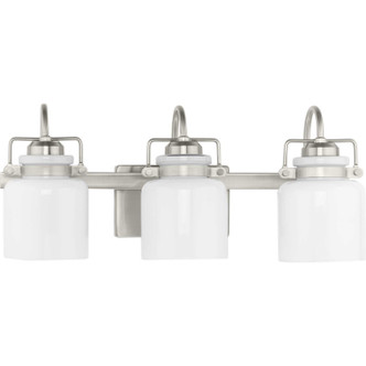 Progress Lighting - P300440-009 - Three Light Bath - Fessler - Brushed Nickel Progress Lighting - P300440-009 - Three Light Bath - Fessler - Brushed Nickel
