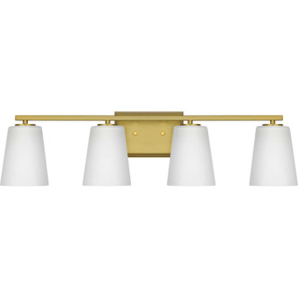 Progress Lighting - P300464-191 - Four Light Bath - Vertex - Brushed Gold Progress Lighting - P300464-191 - Four Light Bath - Vertex - Brushed Gold