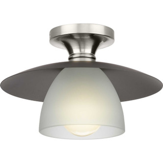 Progress Lighting - P350233-009 - One Light Semi Flush Mount - Trimble - Brushed Nickel Progress Lighting - P350233-009 - One Light Semi Flush Mount - Trimble - Brushed Nickel