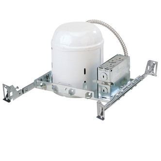 Nora Lighting - NH-26Q - 6 Line Voltage Non-Ic New Construction Housing - Rec Inc 6 Housing - Unfinished