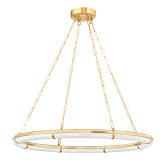 Hudson Valley - 5142-AGB - LED Chandelier - Sennett - Aged Brass