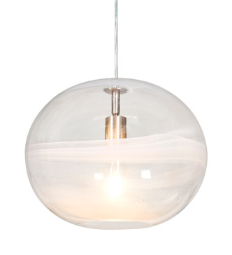 Besa - 1JC-GENOCL-SN - One Light Pendant - Geno - Satin Nickel