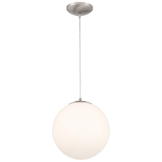 Access - 23941-BS/OPL - One Light Pendant - Pearl - Brushed Steel Access - 23941-BS/OPL - One Light Pendant - Pearl - Brushed Steel