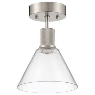 Port Nine Martini LED Semi-Flush Mount (63146LEDD-BS/CLR) Port Nine Martini LED Semi-Flush Mount (63146LEDD-BS/CLR)