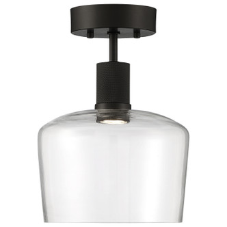 Port Nine Chardonnay LED Semi-Flush Mount (63147LEDD-MBL/CLR)