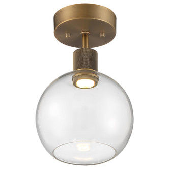 Port Nine Burgundy LED Semi-Flush Mount (63148LEDD-ABB/CLR)