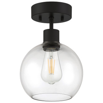 Port Nine Burgundy LED Semi Flush Mount (63148LEDDLP-MBL/CLR) Port Nine Burgundy LED Semi Flush Mount (63148LEDDLP-MBL/CLR)