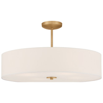 Access - 64066LEDDLP-ABB/WH - LED Pendant or Semi-Flush - Mid Town - Antique Brushed Brass Access - 64066LEDDLP-ABB/WH - LED Pendant or Semi-Flush - Mid Town - Antique Brushed Brass
