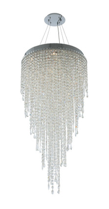 Allegri - 028256-010-FR001 - Ten Light Convertible Pendant - Flush Mount - Tenuta - Polished Chrome Allegri - 028256-010-FR001 - Ten Light Convertible Pendant - Flush Mount - Tenuta - Polished Chrome