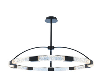 Allegri - 034852-051-FR001 - LED Pendant - Athena - Matte Black w/ Polished Nickel Allegri - 034852-051-FR001 - LED Pendant - Athena - Matte Black w/ Polished Nickel