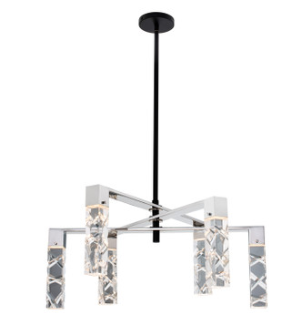 Allegri - 036772-051-FR001 - LED Chandelier - Serres - Matte Black w Polished Nickel Allegri - 036772-051-FR001 - LED Chandelier - Serres - Matte Black w Polished Nickel
