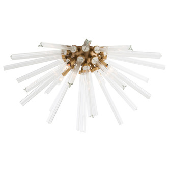 Arteriors - 49010 - Four Light Flush Mount - Hanley - Antique Brass Arteriors - 49010 - Four Light Flush Mount - Hanley - Antique Brass