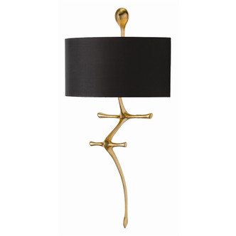 Arteriors - 49992 - One Light Wall Sconce - Gilbert - Gold Leaf Arteriors - 49992 - One Light Wall Sconce - Gilbert - Gold Leaf
