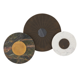 Arteriors - 6979 - Wall Plaques Set of 3 - Rhodes - Jungle Arteriors - 6979 - Wall Plaques Set of 3 - Rhodes - Jungle
