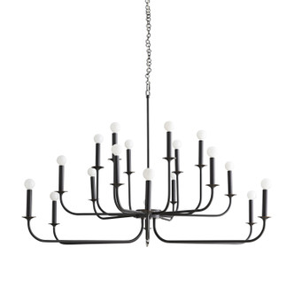 Arteriors - 89345 - 18 Light Chandelier - Breck - Bronze Arteriors - 89345 - 18 Light Chandelier - Breck - Bronze