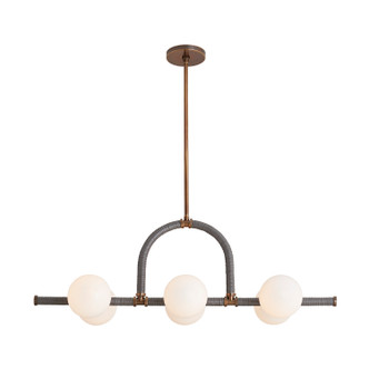 Harrison Six Light Linear Chandelier (89469) Harrison Six Light Linear Chandelier (89469)