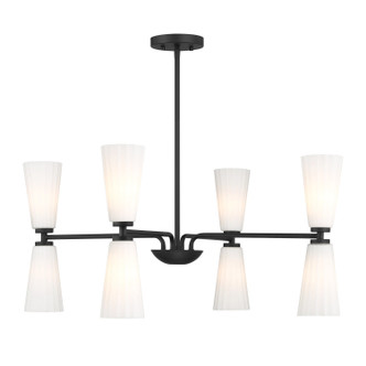 Meridian - M100126MBK - Eight Light Chandelier - Matte Black Meridian - M100126MBK - Eight Light Chandelier - Matte Black