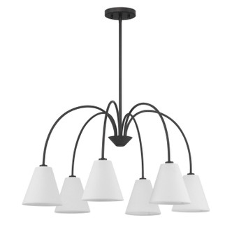 Six Light Chandelier (M100138MBK) Six Light Chandelier (M100138MBK)