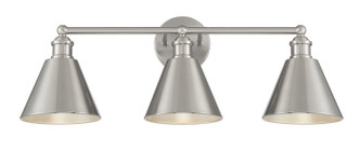 Meridian - M80064BN - Three Light Bathroom Vanity Light - Brushed Nickel Meridian - M80064BN - Three Light Bathroom Vanity Light - Brushed Nickel
