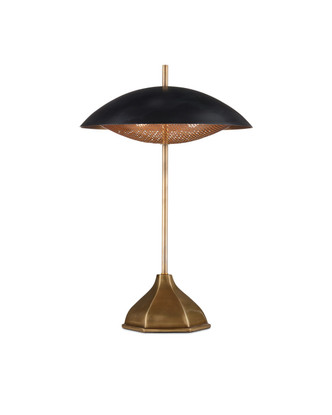Currey and Company - 6000-0912 - Two Light Table Lamp - Domville Table Lamp - Antique Brass/Black Currey and Company - 6000-0912 - Two Light Table Lamp - Domville Table Lamp - Antique Brass/Black